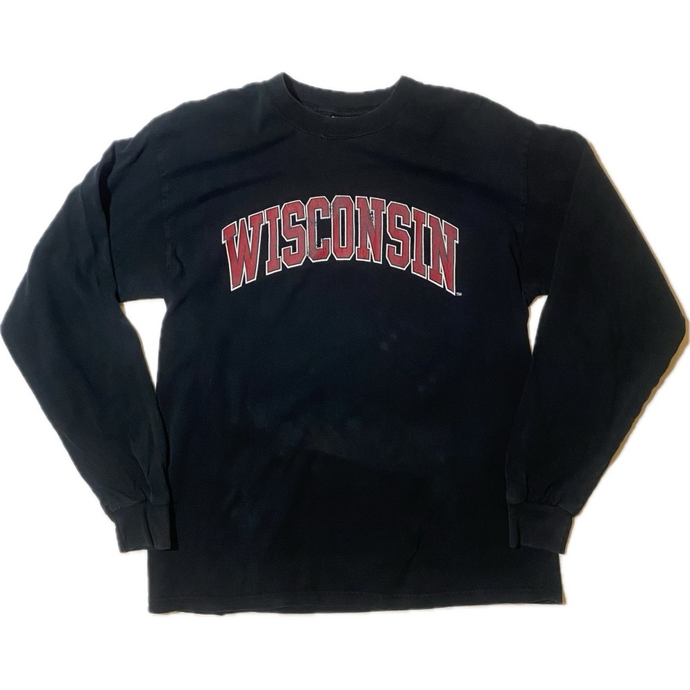 Wisconsin Vintage Athletic Sports Long Sleeve T-Shirt